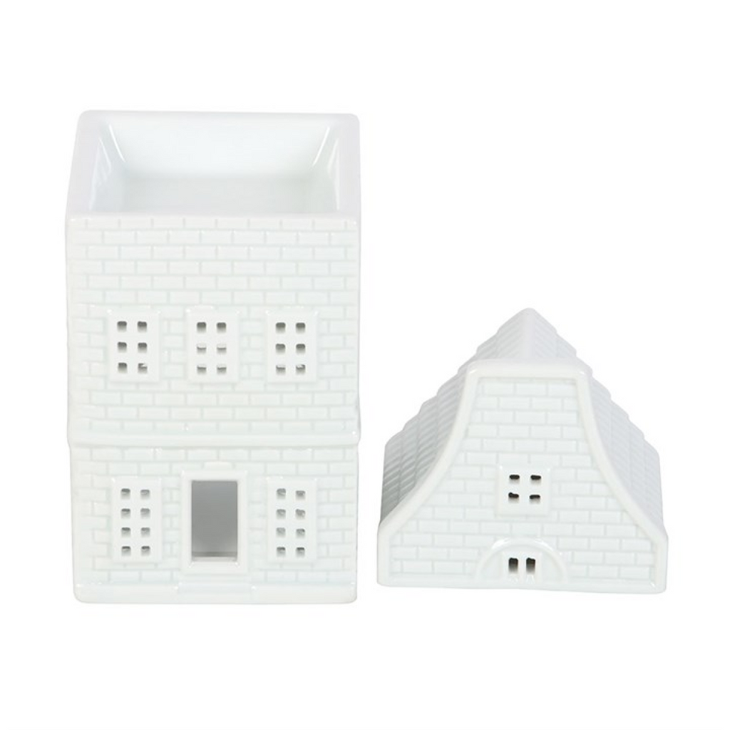 *White Nordic House Ceramic Oil Burner and Wax Warmer (18/36)
