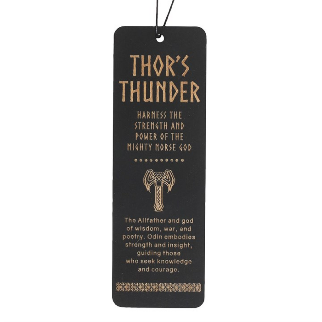 Thor's Thunder Wooden Bookmark