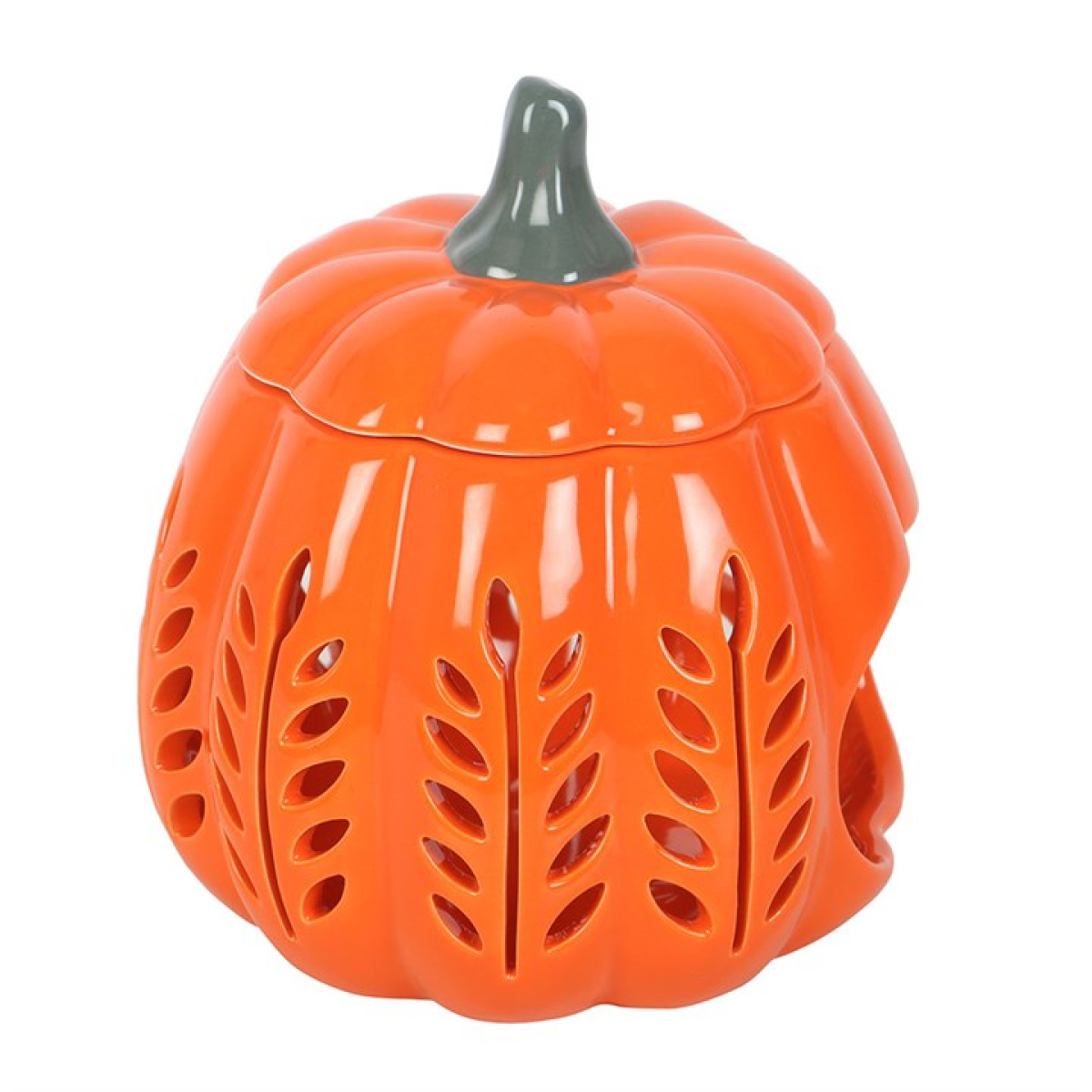 *Orange Autumn Days Cut Out Pumpkin Ceramic Oil Burner and Wax Warmer (9/18)