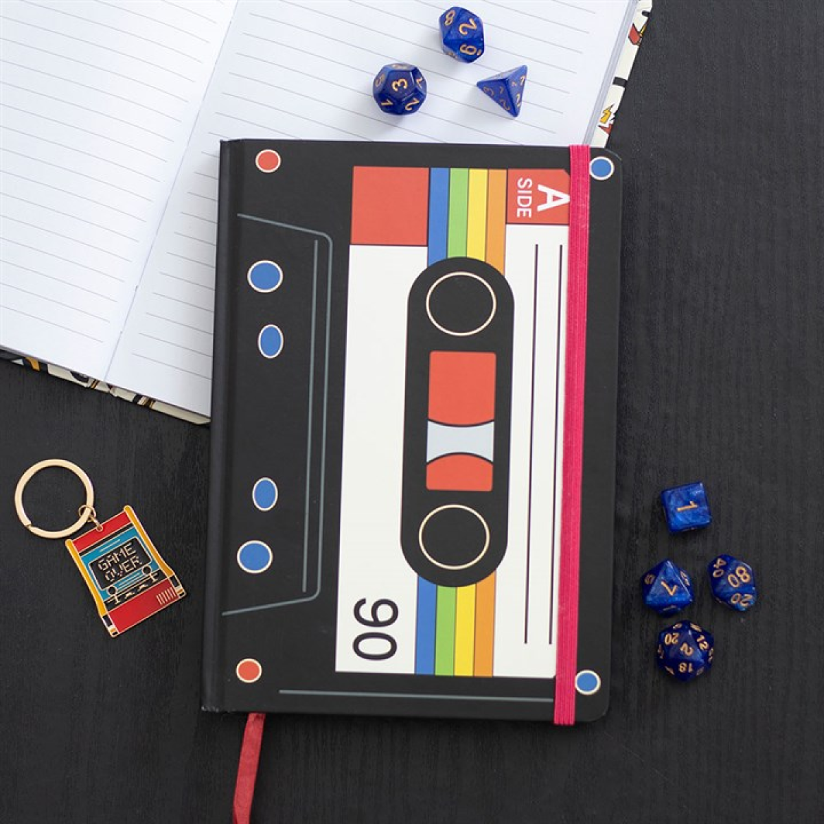 Retro Cassette Tape A5 Notebook